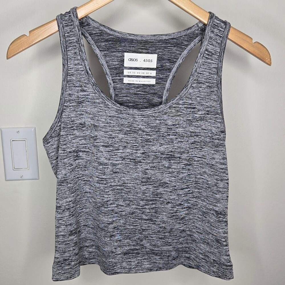 ASOS Women's Gray 4505 Athletic Tank Top Size 6